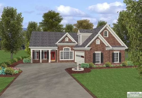 image of traditional house plan 8697